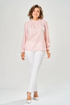 Блузка 4035 розовый KaVari plus size