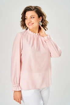Блузка 4035 розовый KaVari plus size