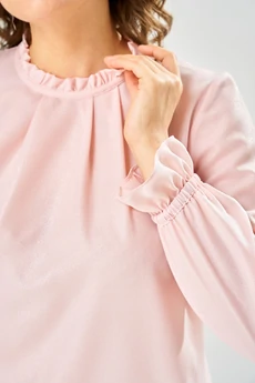 Блузка 4035 розовый KaVari plus size
