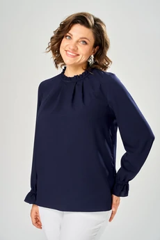 Блузка 4035-1 темно зеленый KaVari plus size