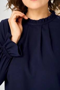 Блузка 4035-1 темно зеленый KaVari plus size