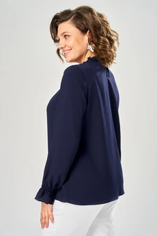 Блузка 4035-1 темно зеленый KaVari plus size