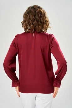Блузка 4035-3 бордовый KaVari plus size