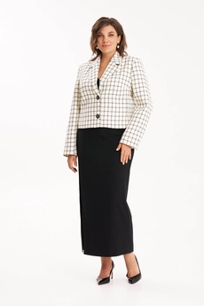 Костюм с юбкой 8050 KaVari plus size