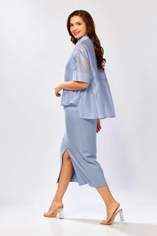 Костюм с платьем 8062-1 KaVari plus size