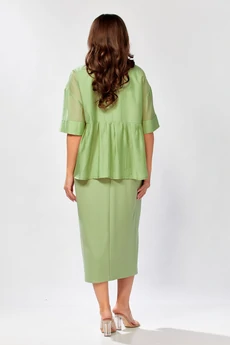 Костюм с платьем 8062-2 KaVari plus size