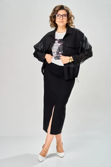 Костюм с юбкой 8064 KaVari plus size