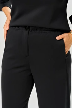 Костюм брючный 8074 черный KaVari plus size
