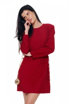 Платье 1106-2 красный KaVari