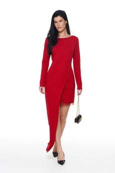 Платье 1132-1 красный KaVari