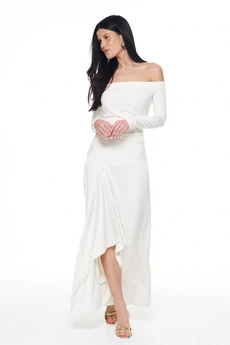Платье 1140-1 белый KaVari