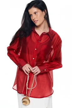 Рубашка 4028-1 красный KaVari
