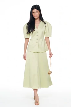 Костюм с юбкой 8056 олива KaVari