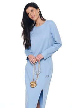 Костюм с юбкой 8058-3 голубой KaVari