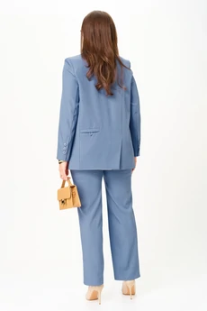 Костюм брючный 1273 голубой Karina Delux