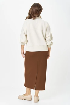 Костюм с юбкой 1394 корица Karina Delux