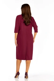 Платье 1405 брусника Karina Delux