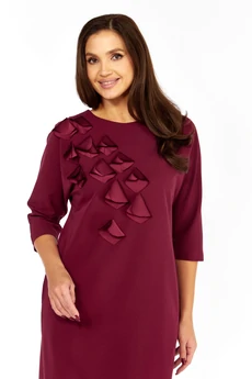 Платье 1405 брусника Karina Delux