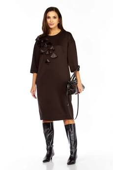 Платье 1405 горький шоколад Karina Delux