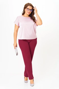 Костюм брючный 1407 бордо Karina Delux