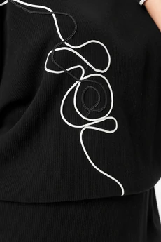 Платье 1413 черный Karina Delux