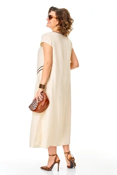 Платье 1430 бежевый Karina Delux