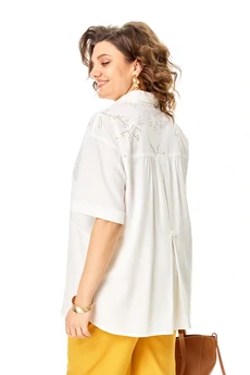 Рубашка 1446Р молочный Karina Delux