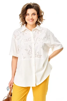 Рубашка 1446Р молочный Karina Delux