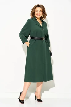 Платье 1454 темно-зеленый Karina Delux