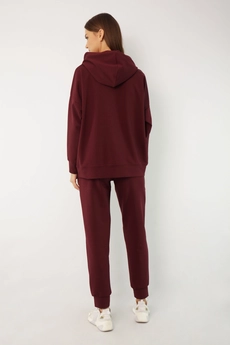 Спортивный костюм 4015-4040 бордовый Kivviwear