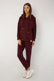 Спортивный костюм 4015-4040 бордовый Kivviwear