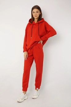 Спортивный костюм 4015-4040 морковно-красный Kivviwear