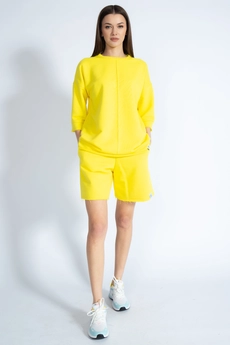 Костюм с шортами 4019-4018 желтый Kivviwear