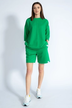Костюм с шортами 4019-4018 зеленый Kivviwear