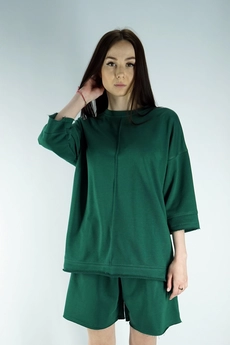 Костюм с шортами 40194018 изумруд Kivviwear