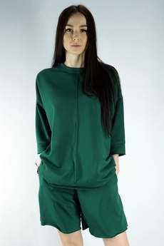 Костюм с шортами 40194018 изумруд Kivviwear