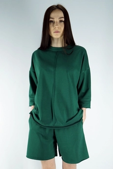 Костюм с шортами 40194018 изумруд Kivviwear