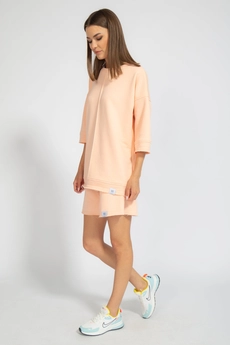Костюм с шортами 4019-4018 персиковый Kivviwear