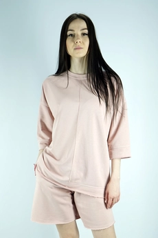 Костюм с шортами 40194018 пудровый Kivviwear