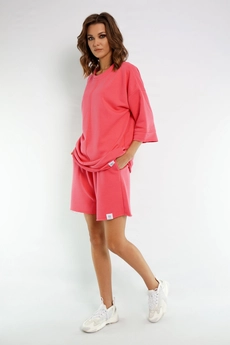 Костюм с шортами 40194018 розовый Kivviwear