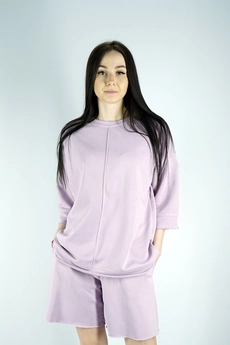 Костюм с шортами 40194018 светло-лиловый Kivviwear