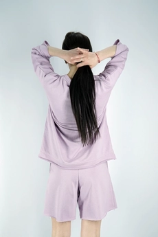 Костюм с шортами 40194018 светло-лиловый Kivviwear