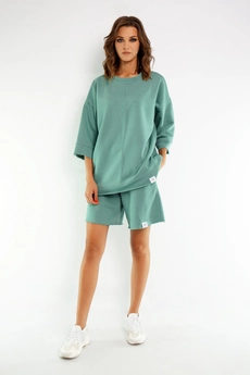 Костюм с шортами 4019-4018 хаки Kivviwear