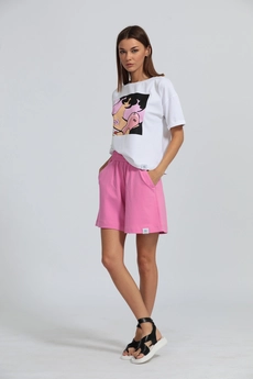 Шорты 4027 розовый Kivviwear