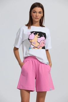 Шорты 4027 розовый Kivviwear