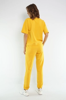 Спортивный костюм 4036-4037 желтый Kivviwear
