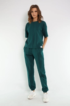 Спортивный костюм 4036-4037 изумрудный Kivviwear