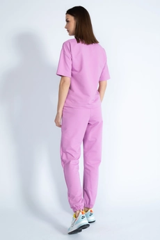 Костюм брючный 4036-4037 розовый Kivviwear