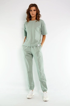 Спортивный костюм 4036-4037 светлый хаки Kivviwear