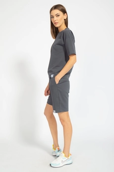 Костюм с шортами 4036-4094 графит Kivviwear